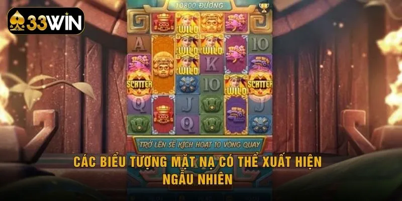 Các biểu tượng mặt nạ có thể xuất hiện ngẫu nhiên